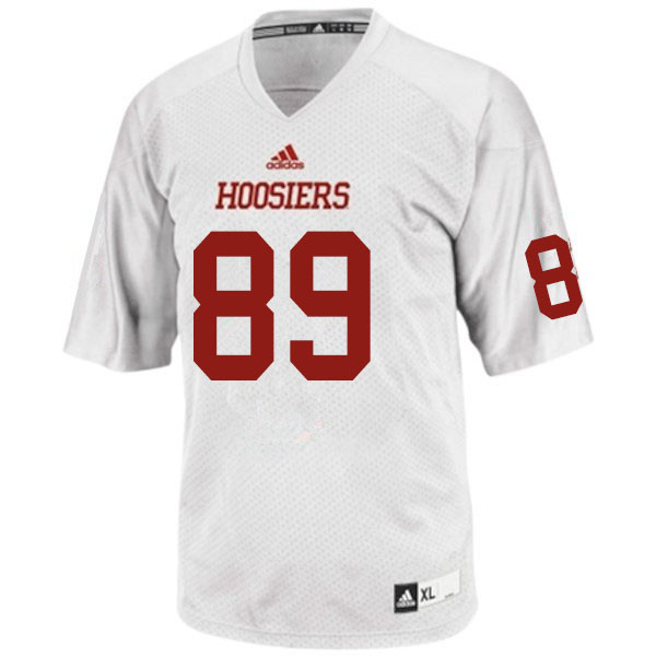 Men #89 Matt Bjorson Indiana Hoosiers College Football Jerseys Sale-White